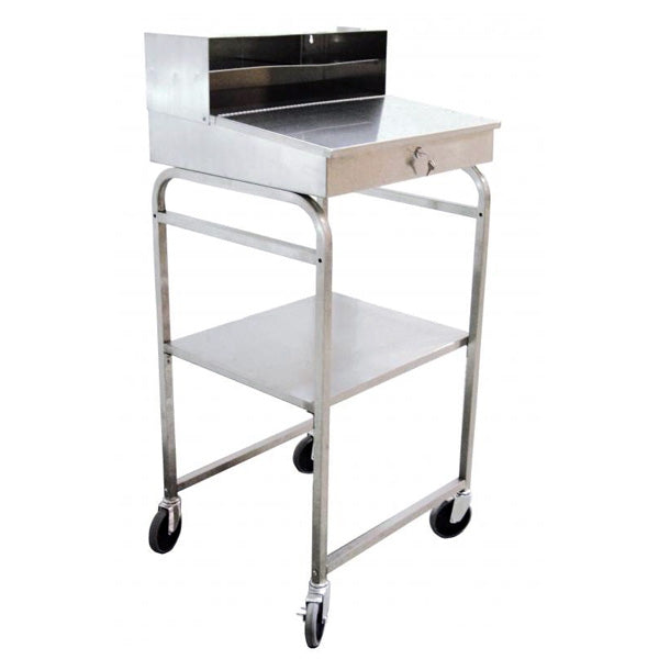 Omcan 13511 - 24" Mobile Stainless Steel Receiving Desk