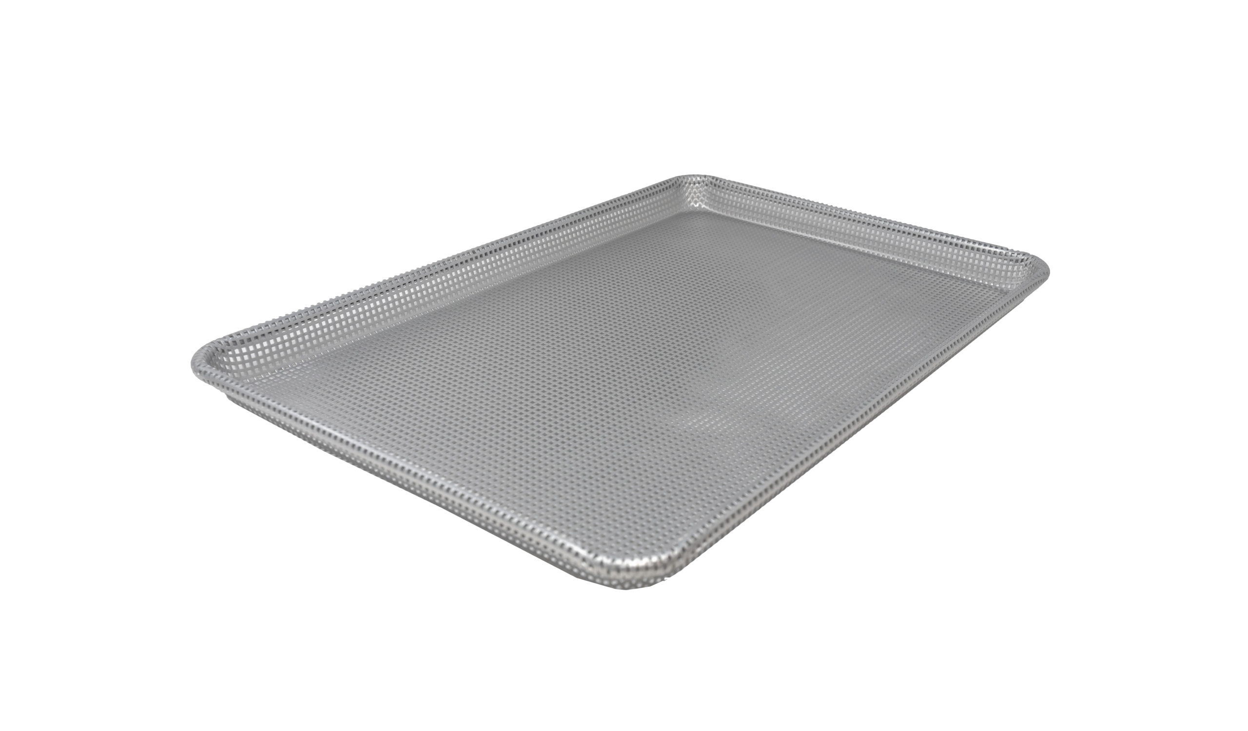 Omcan 81201 - 13" x 18" 16-Gauge (1.2 mm) Fully Perforated Aluminum Bun Pan