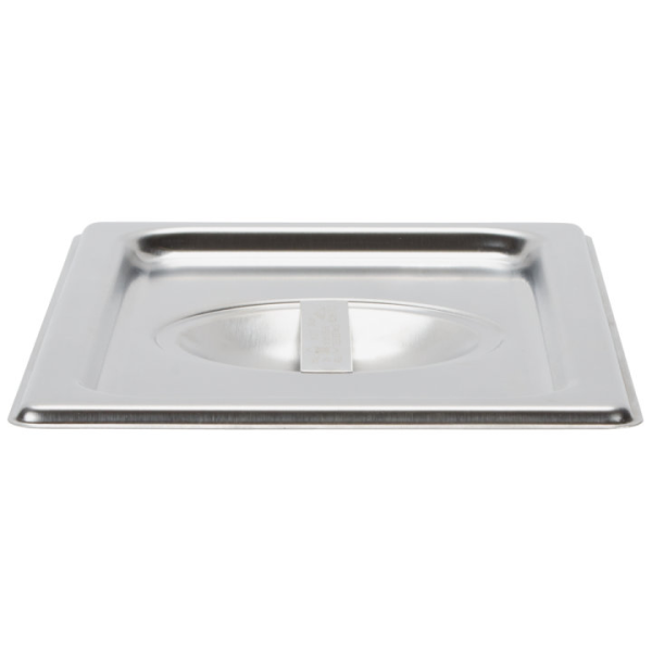 Vollrath 75140 - Solid 1/4-Size Stainless Steel Hotel Pan Cover - Image 3