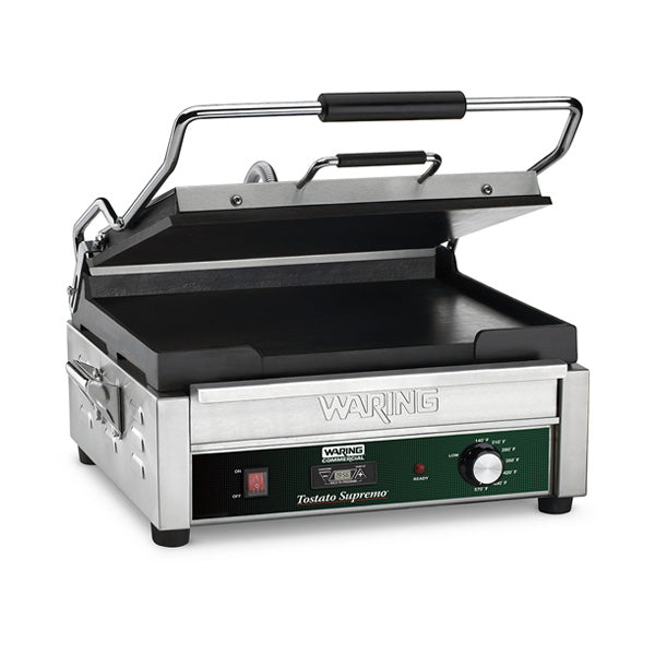 Waring Commercial WFG250 - 14" x 11" Smooth Panini Grill - Image 3