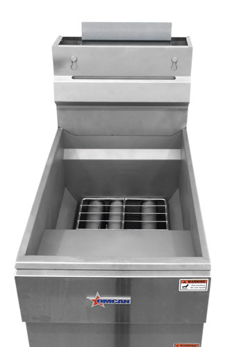 Omcan 43422 - 35-40 lb. Propane Gas Floor Fryer – 90,000 BTU - Image 5