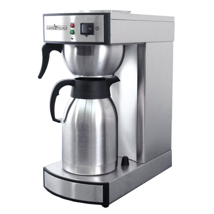 Omcan 44315 - Stainless Steel Coffee Maker with 2 Liter Thermal Carafe