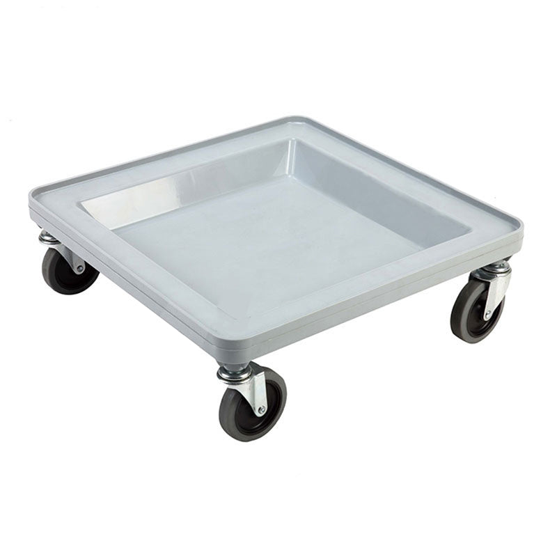 Omcan 44356 - Gray Polypropylene Dish Rack Dolly without Handle