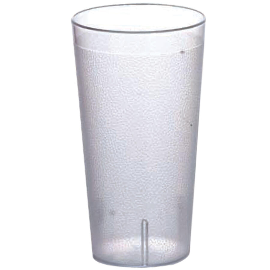 Omcan 80344 - 16 oz / 473 ml Clear Pebbled Tumbler