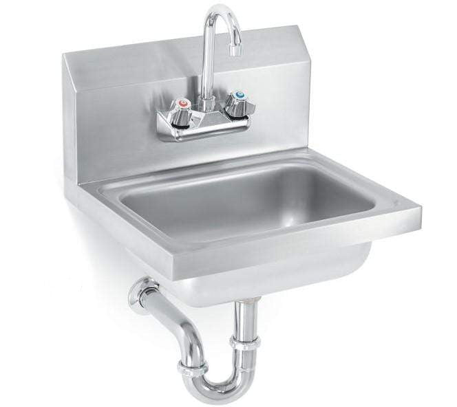 Vollrath K1410-CP - Hand Sink with Gooseneck Faucet and P-Trap